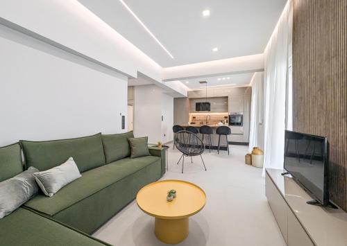 Acropolis view 2BD penthouse next to tram and port