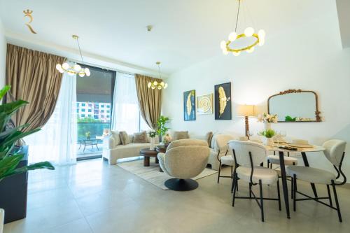 Al Raha Beach Elegant 2BR Apartment with Private Balcony