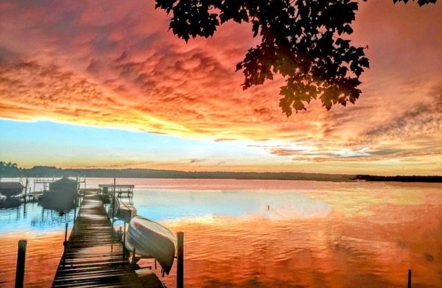 All New Luxury Cabin on Balsam Lake! 5,500SF! Sunsets! Arcades! 75 Min to MSP!