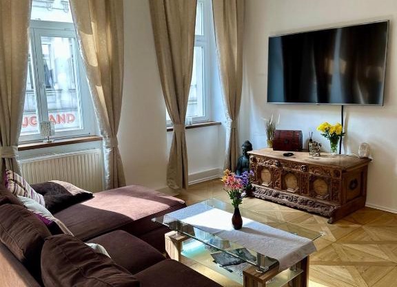 Altstadt Suite 120qm WLAN Balkon 2 Bäder