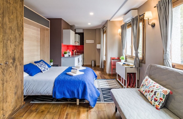Amazing studio with A/C (cool and heat) and internet located at Navacerrada town!