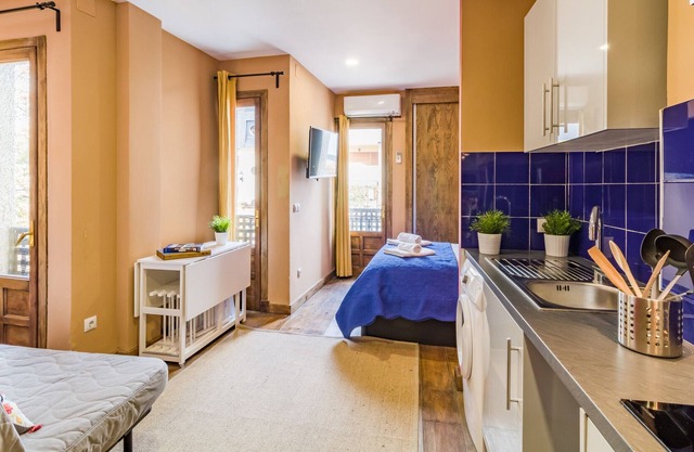 Amazing studio with A/C (cool and heat) and internet located at Navacerrada town!