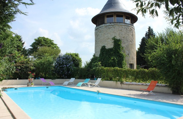 An ancient windmill in Margaux