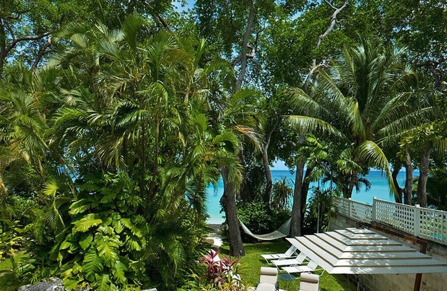 An idyllic setting in a tropical paradise