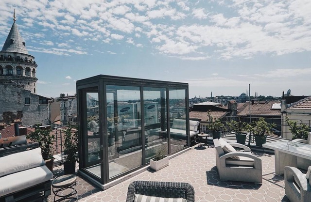 Antibacterial medicated apartment at Galata Tower