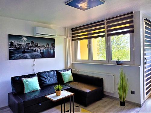 Apartament z balkonem Gliwice Mewy, klimatyzacja