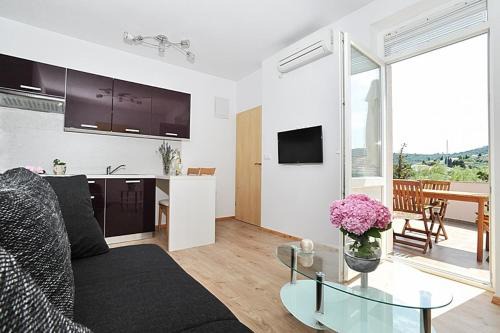 Apartment in Poljana with sea view, terrace, air conditioning, WiFi 3617-2