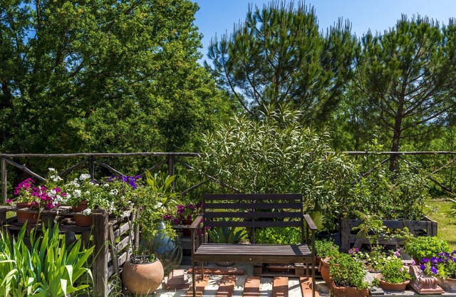 Apartment in the countryside of Arezzo with private terrace, pool and on-site bar/restaurant