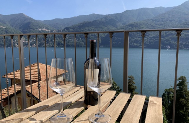 Apartment La Torretta with fantastic lake views over Lake Como