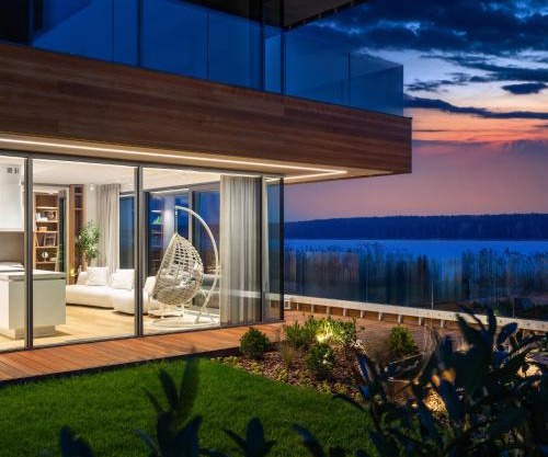 Apartment Warsaw Zegrze by the water with a view