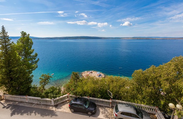 apartment with balcony and sea view