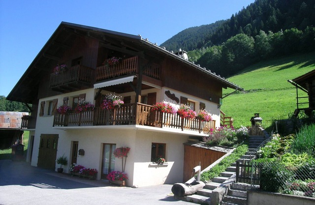 Appart ds cottage with terrace & panoramic view Arêches-in BEAUFORT SAVOIE