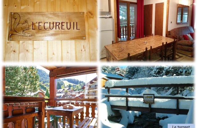Appartement L'Ecureuil 8 pers -Prox pistes et centre village-