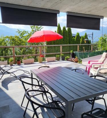 Appartement Randogne avec grande terrasse