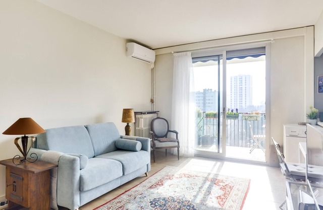Apt 3 people with terrace and air conditioning