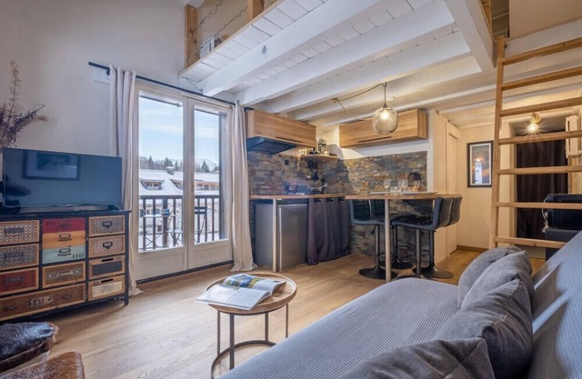 Apt with nice view near the center of Chamonix