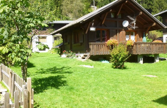Argentière, small chalet with exceptional views of the Mont Blanc range