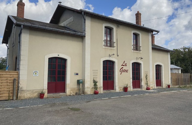 Atypical stay in a renovated 19th century train station