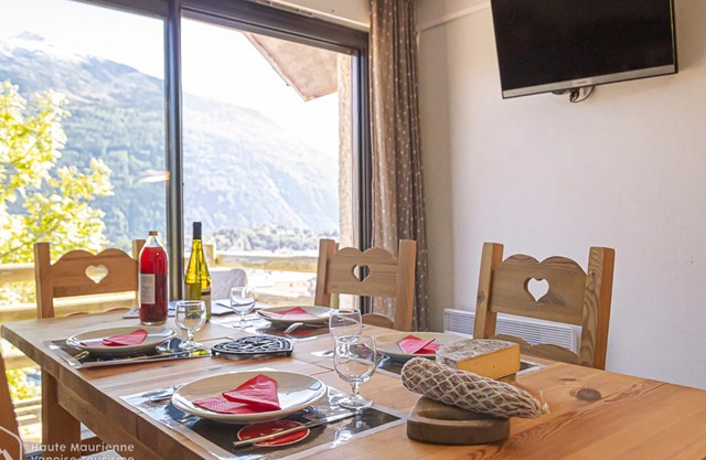 Aussois - Apt 6 pers, 2 rooms, terrace, WIFI, pets allowed