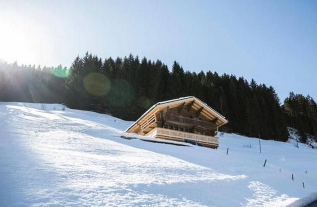 Authentic 18th Century Swiss Alpine Chalet