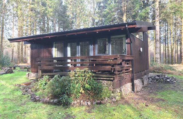 Authentic log cabin in a lovely forest location close to stunning Loch Awe