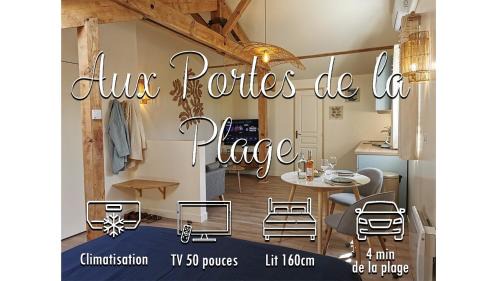 Aux portes de la plage, entièrement rénovés, climatisation, wifi, Parking gratuit, linge de maison fournit, ménage en fin de séjour compris