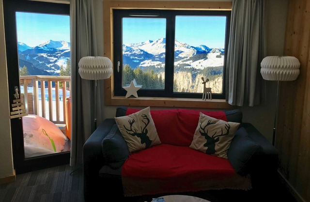 Avoriaz, lovely apartment for 4/6 people with a beautiful mountain view