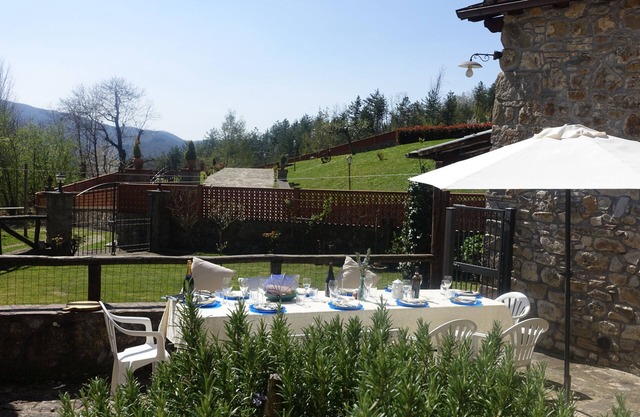 Bagni di Lucca - Charming Tuscan House with Mountain Views - WIFI and small pool