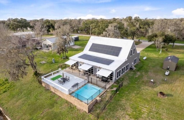 Barndo Escape Pool River Firepit Game Zone