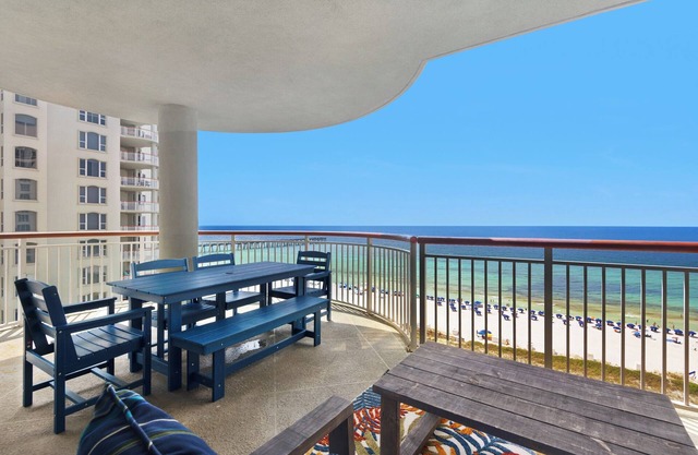 Beach Colony West 11C Gulf-front 3BD/3BA w/beach chair service WINTER RATES
