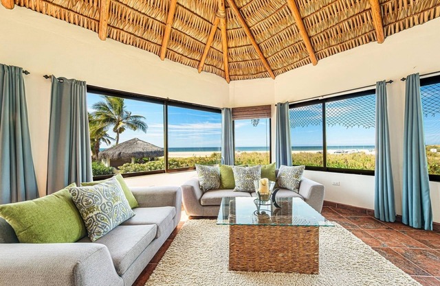 Beach House overlooking San Pedrito surf break with brand new pool.