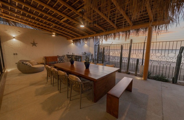 Beachfront 4BR Home with heated pool