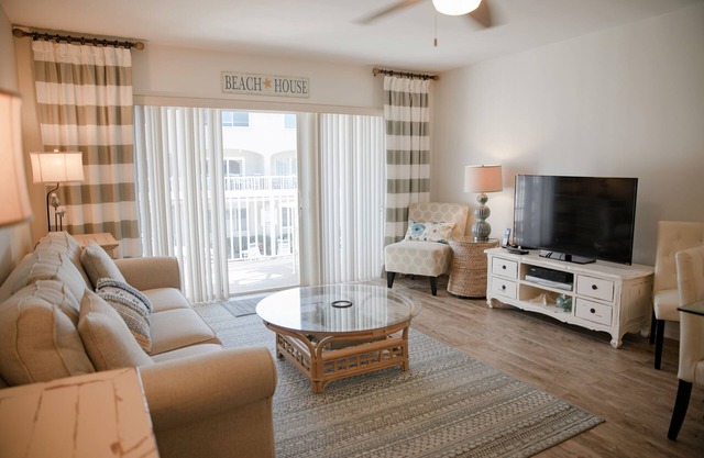 Beachfront Comfort w/Pool, Balcony & Steps to Flagler Avenue