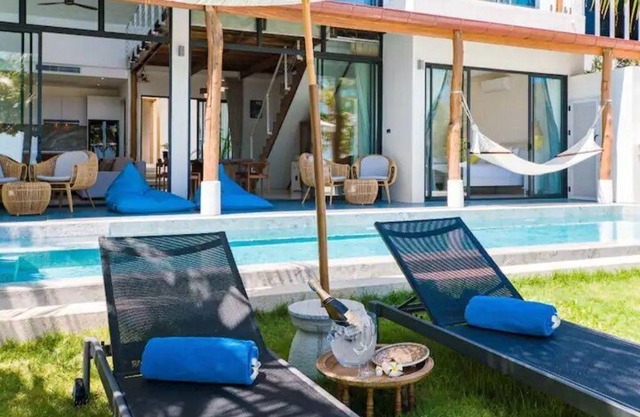 Beachfront Villa InduBlue .5 En-Suite AC bedrooms .Housekeeper Inc. Private Pool