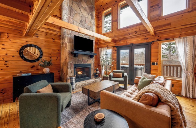 Beautiful and Peaceful Log cabin