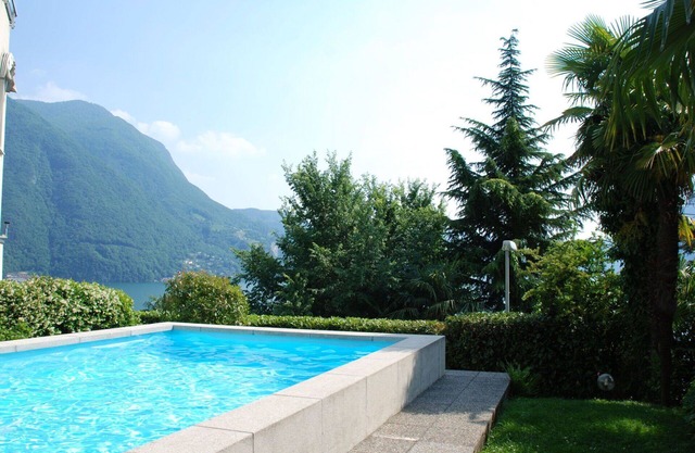 Beautiful apartment for 2 guests with pool, WIFI, TV, patio and panoramic view