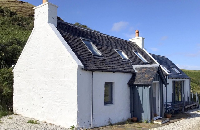 Beautiful converted croft house with stunning views