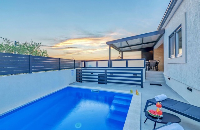 Beautiful home in Pridraga with private swimming pool, can be inside or outside