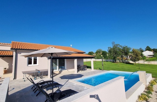 Beautiful newly built villa with private pool in a small village in Istria