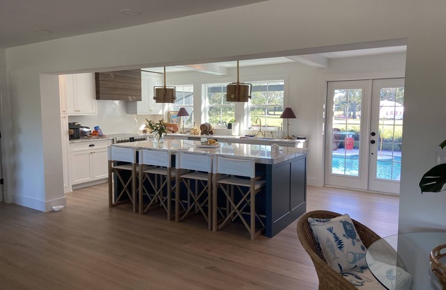 Beautiful new house on the golf course and close to the beaches.
