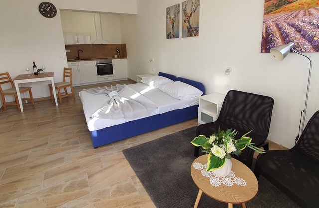 Beautiful new studio with kitchen & green views