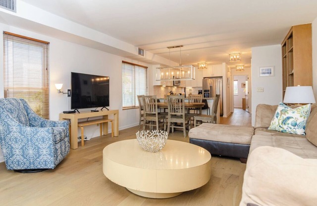 Beautiful ocean front duplex with private ground floor apartment