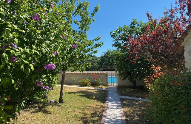 Beautiful old cottage, with a rear terrace giving stunning panoramic views.