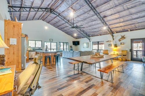 Beaver Lake Home on 3 Acres with Lake Access!
