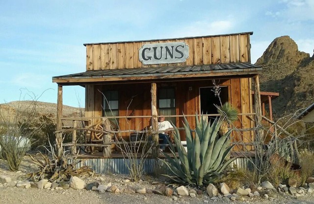 Big Bend Lodging at Ten Bits Ranch | Room #3 (The Gun Shop)