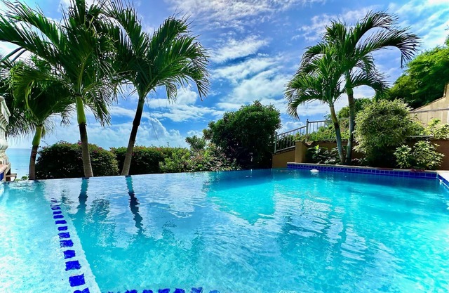 Big Views and Waves Breaking on Reefs From this Stunning Private Pool Villa