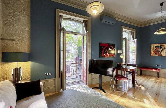 Blue Studio in our Art Nouveau Townhouse