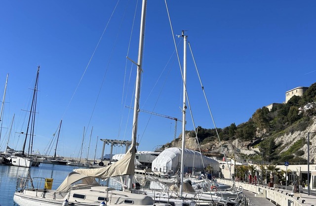 Boot in Cala del Forte Übernachtung