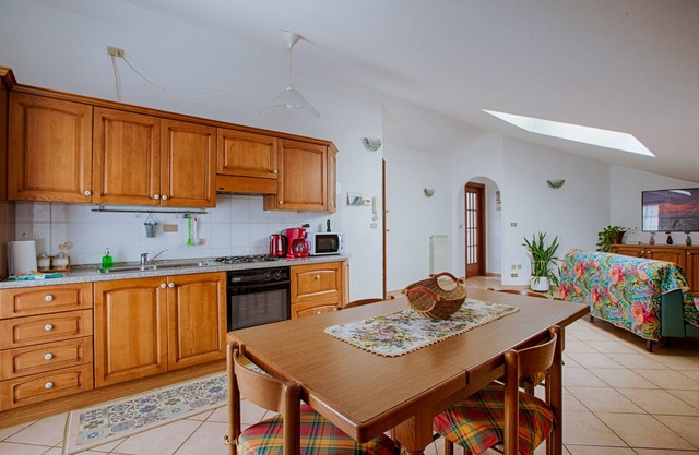 Bright vacation attic in the center of Aosta