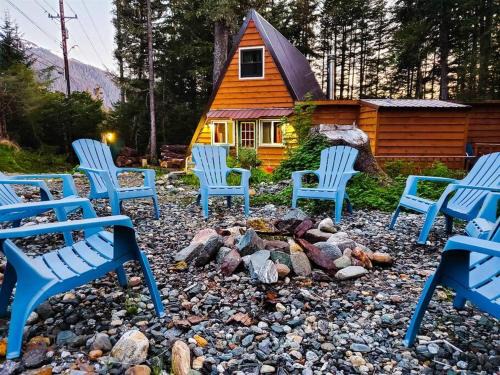 Cabin & A-Frame w/Firepit near Fishing & Trails